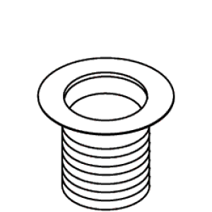 Kohler 41893-CP - Polished Chrome Strainer