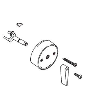 Kohler 31019-CP - Polished Chrome Overflow Hood Kit