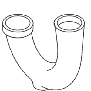 Kohler 42847-CP - Polished Chrome Trap