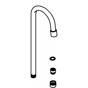 Kohler 73035-CP - Polished Chrome Spout