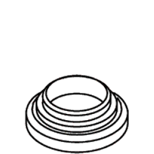 Kohler 36728-CP - Polished Chrome Escutcheon