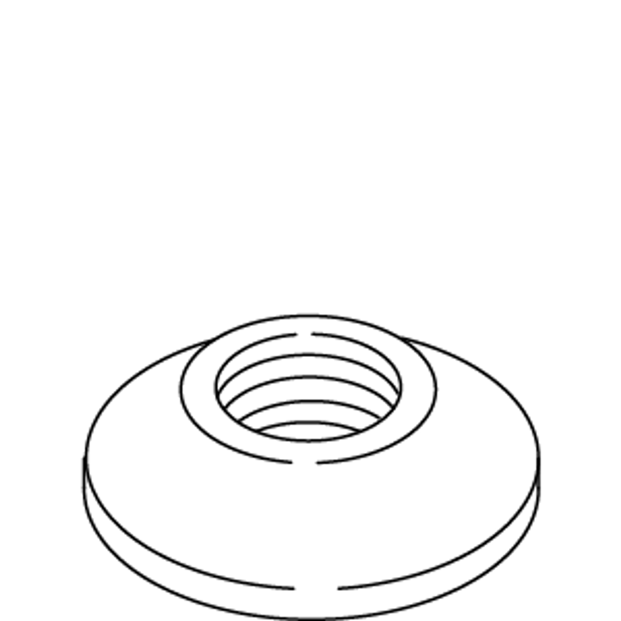 Kohler 55157-CP - Polished Chrome Escutcheon Cirrus Bidet