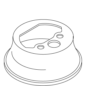 Kohler 78049-CP - Polished Chrome Escutcheon