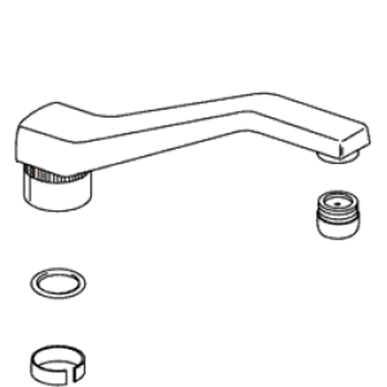 Kohler 77628-VF - Polished Brass Spout Kohler 77628-VF - Polished Brass Spout