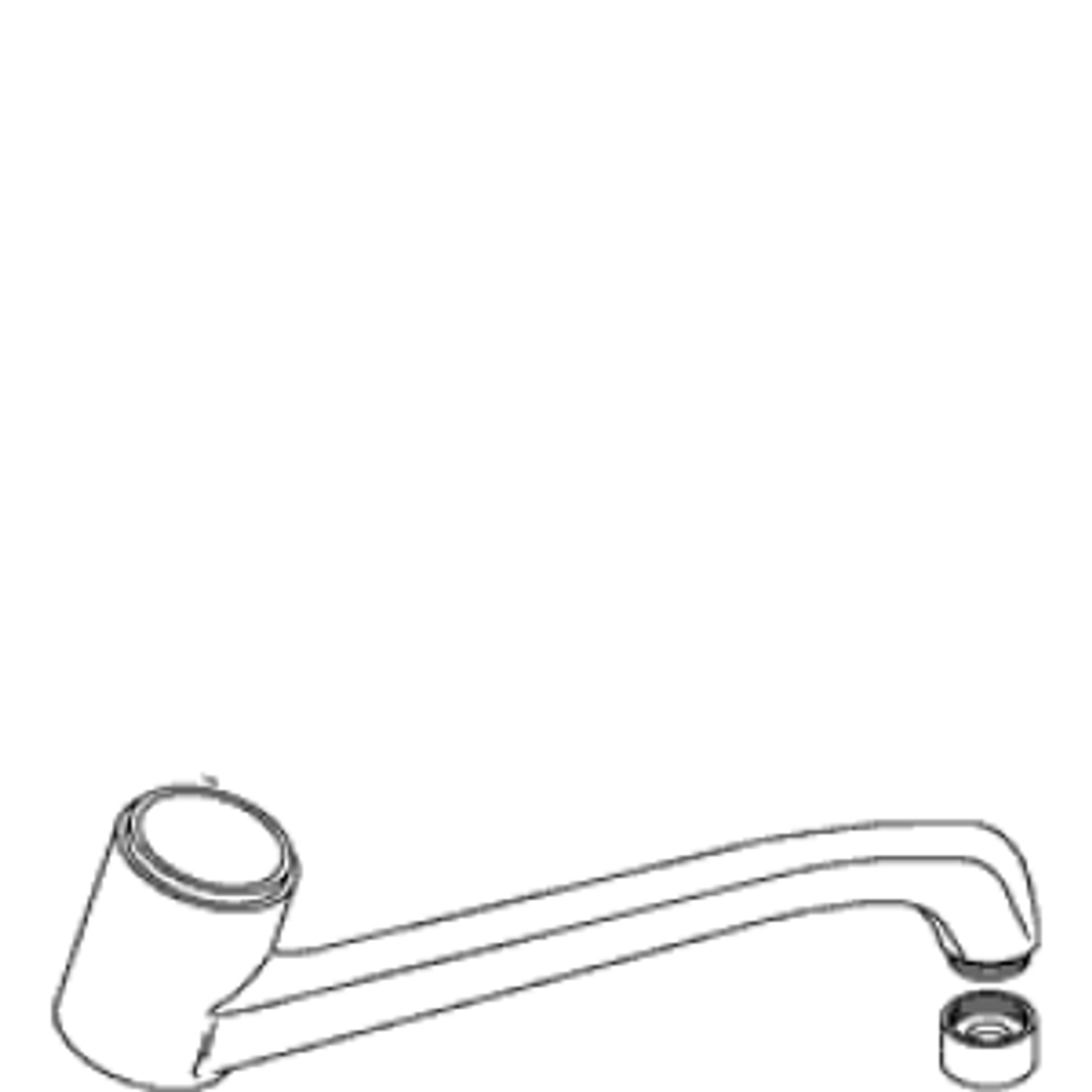 Kohler 42129-CP - Polished Chrome Spout Assembly