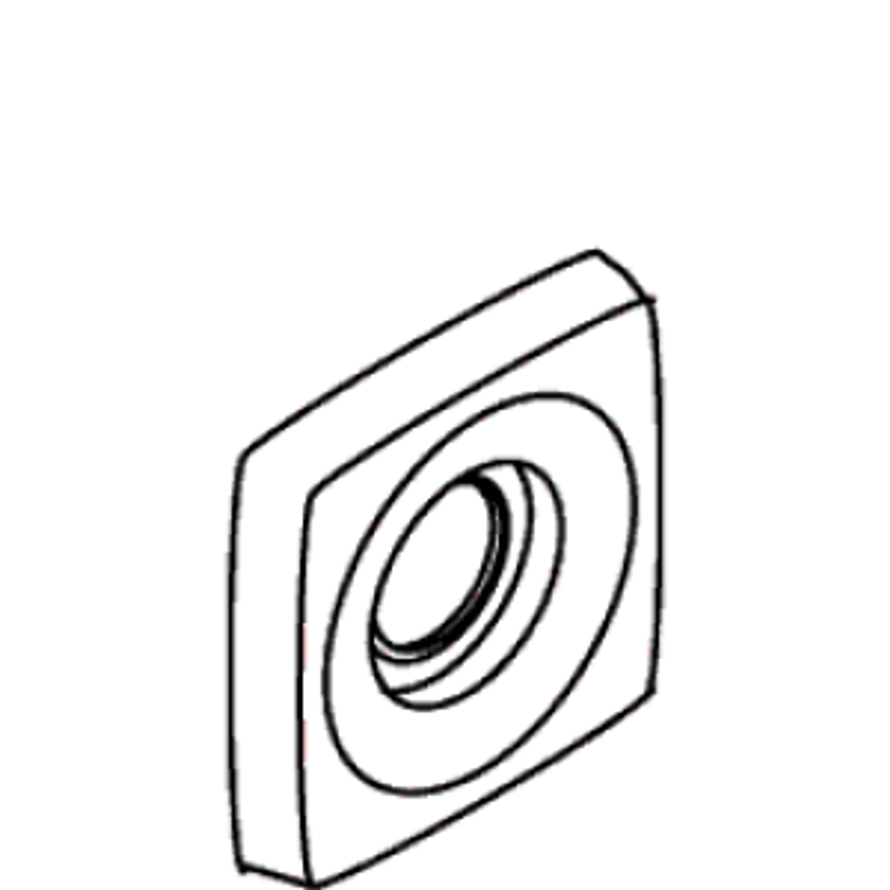 Kohler 70277-CP - Polished Chrome Escutcheon