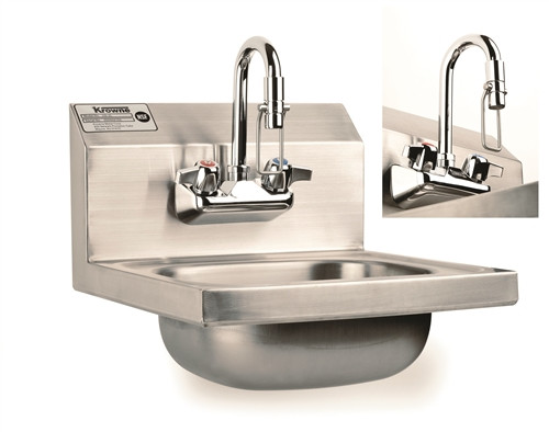 Krowne HS-34 16" Hands Free Hand Sink