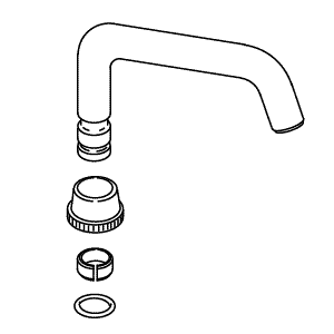 Kohler 70418-BC - Brite Chrome Spout