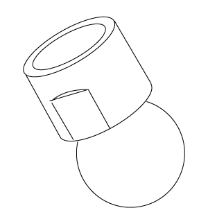 Kohler 57346-VF - Polished Brass Ball Joint Assembly