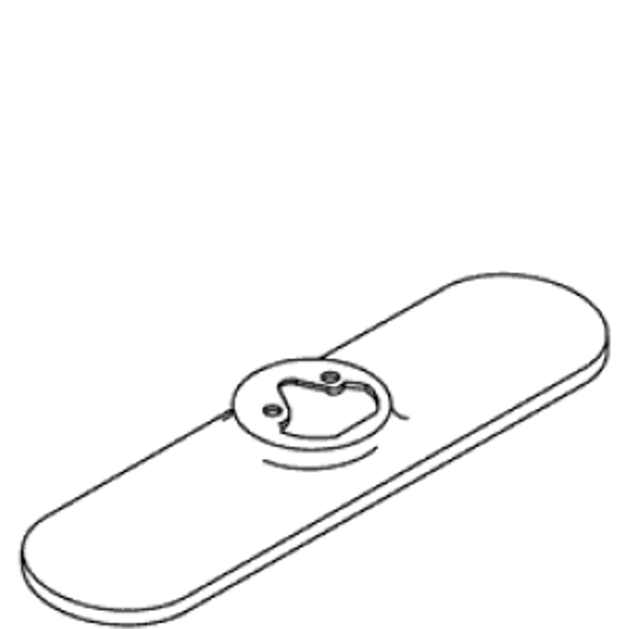 Kohler 76698-CP - Polished Chrome Escutcheon Kohler 76698-CP - Polished Chrome Escutcheon