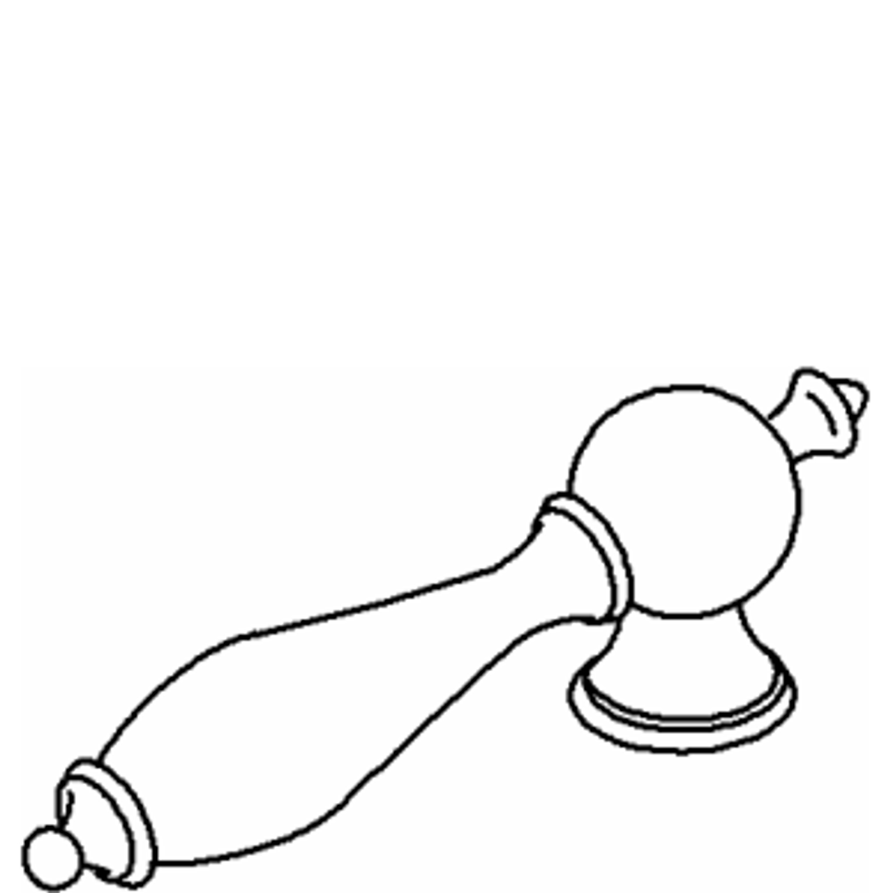 Kohler 77887-CV - Chrome/PB Lever Handle Assembly Kohler 77887-CV - Chrome/PB Lever Handle Assembly