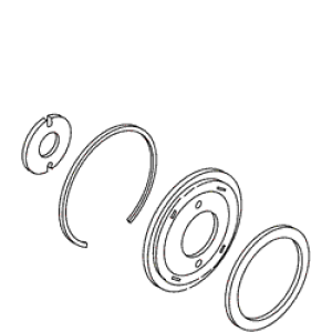 Kohler 75455-CP - Polished Chrome Escutcheon