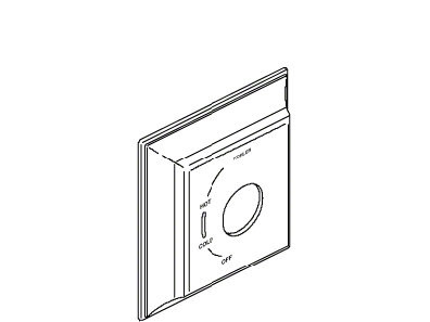 Kohler 88227-CP - Polished Chrome Shower Escutcheon