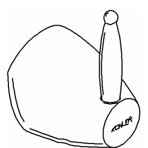 Kohler 79050-CP - Polished Chrome Handle Assembly