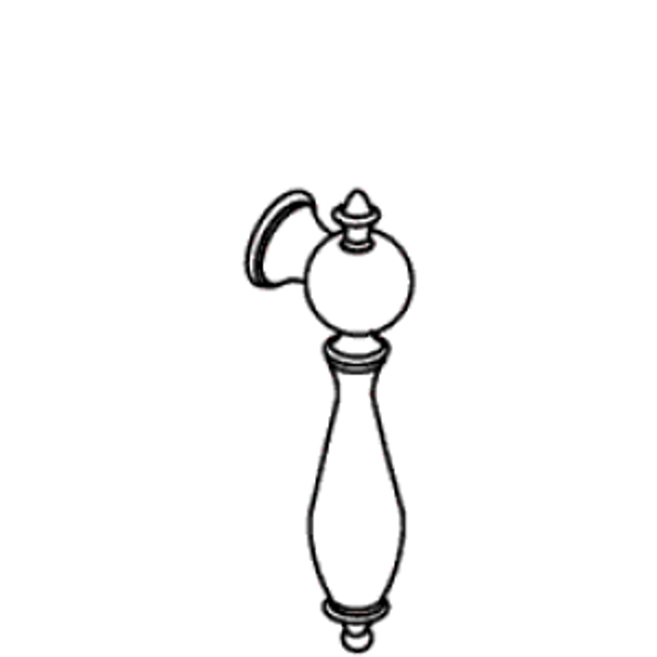 Kohler 77893-CP - Rite Temp Lever Handle Assembly, Polished Chrome