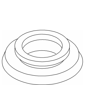 Kohler 75606-AU - Gold Lav Escutcheon