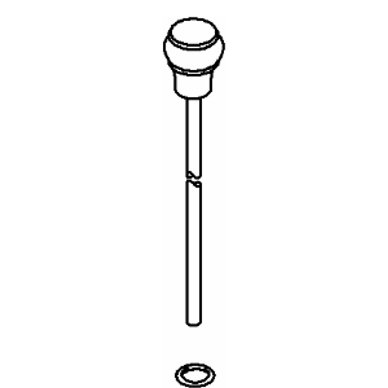 Kohler 76904-VF - Polished Brass Lift Rod Kohler 76904-VF - Polished Brass Lift Rod
