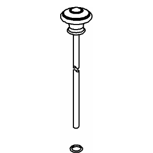 Kohler 76908-PB - Polished Brass Lift Rod