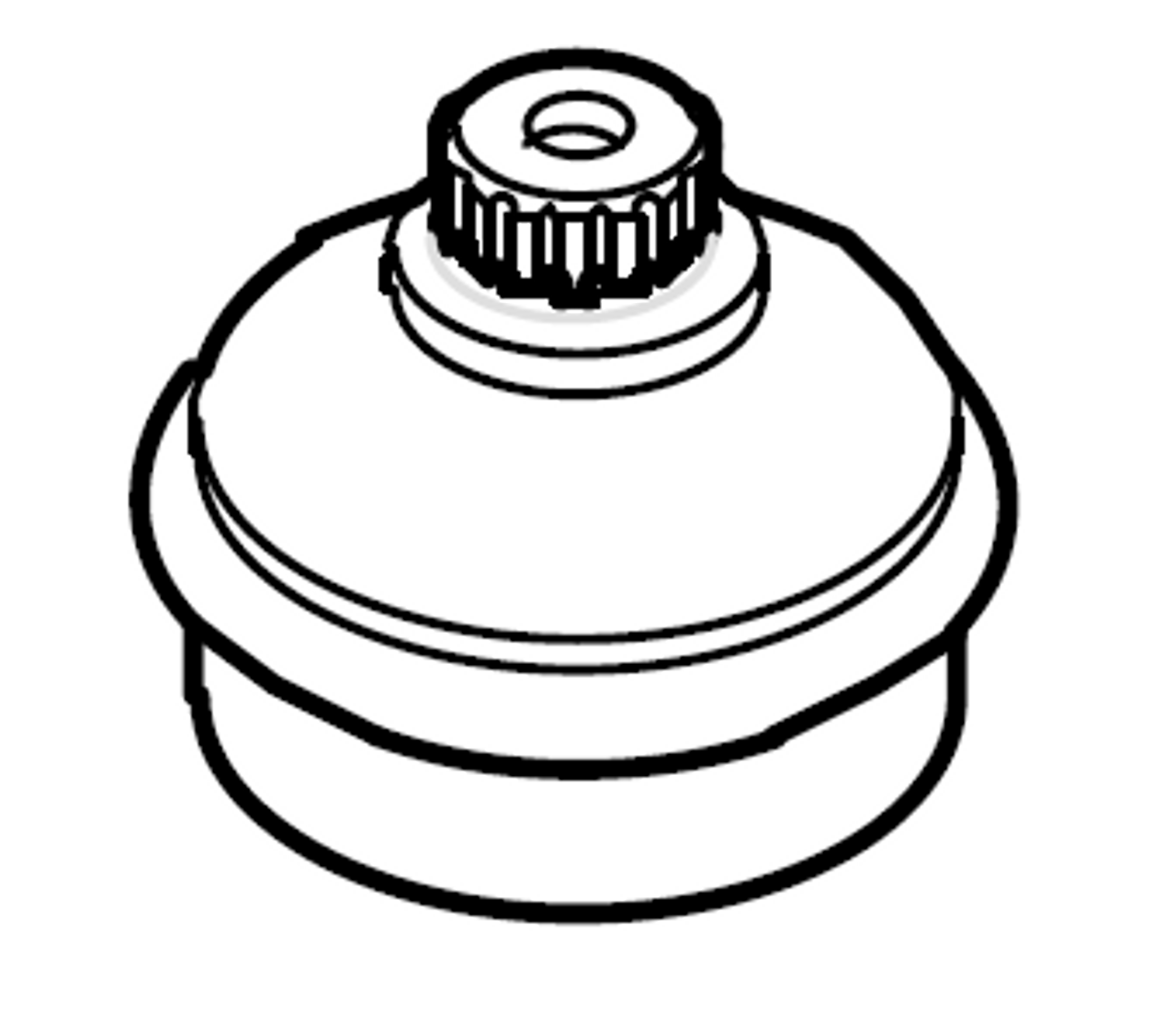 Pfister Faucets 940-941V - Large Polished Brass Handle Hub