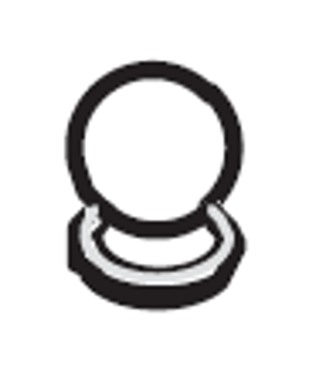 Pfister Faucets 941-147A - Polished Chrome Pop up Knob