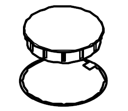 Pfister Faucets 940-482A - Chrome Plated Handle Button