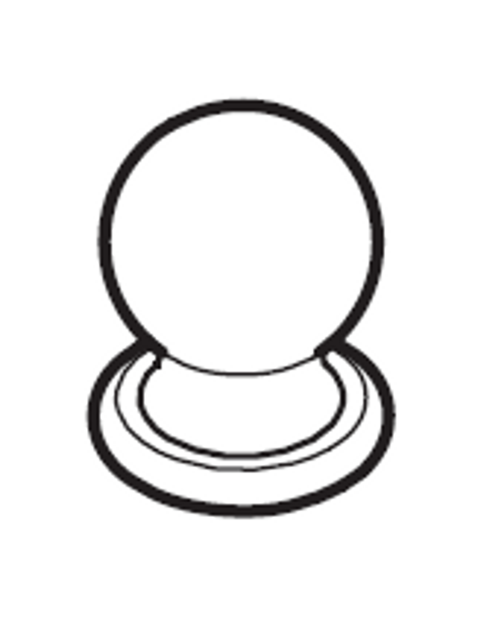 Pfister Faucets 941-145A - Polished Chrome Pop up Knob