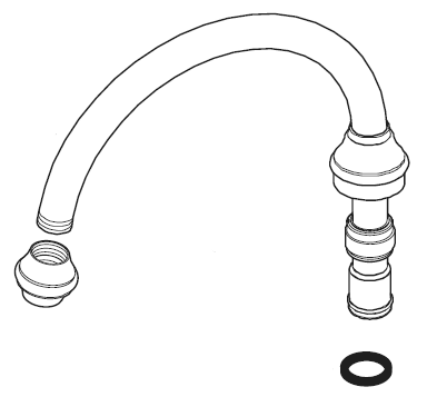 Pfister Faucets 920-360V - Polished Brass Spout