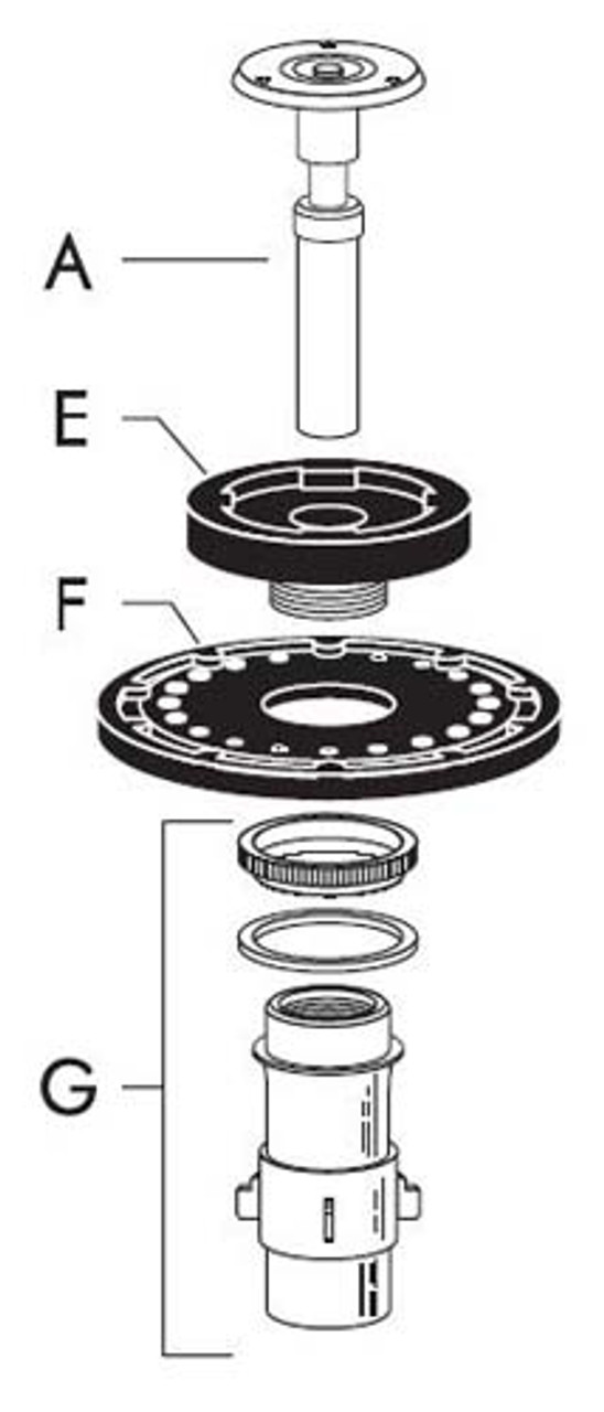 Repair Kit for Regal 4.5 gpf/16.9 Lpf Closet
