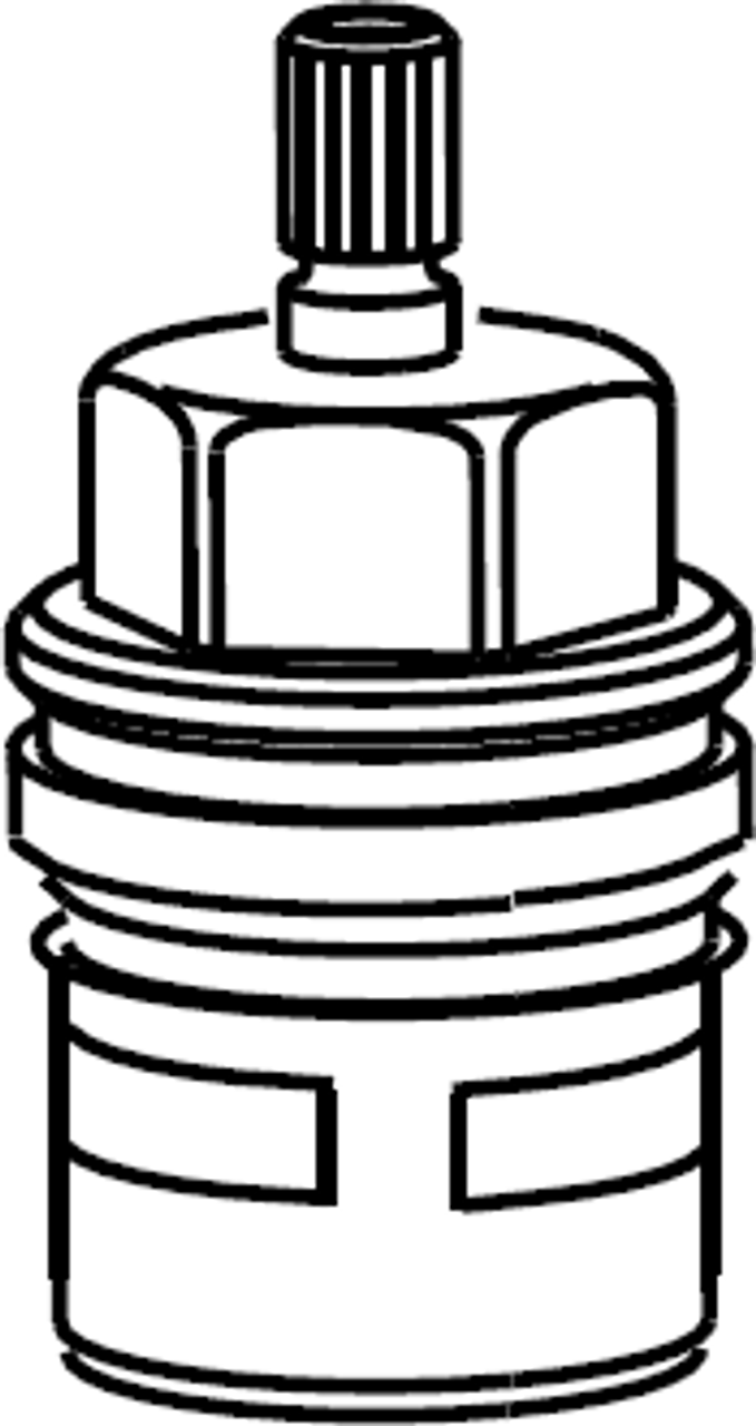Santec P0420-SH 3/4-inch Hot Ceramic Cartridge