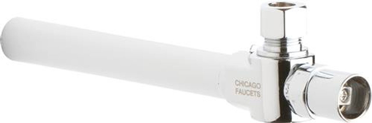 Chicago Faucets STB-51-00-AB - Ball Angle Stop, Loose Key, 1/2-inch Copper w/5-inch extension x 3/8-inch Compression