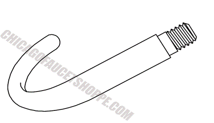 T&amp;S Brass - 002309-40 - HOOK, FINGER