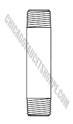 T&S Brass - 000361-40 - Nipple 3/8 X 5