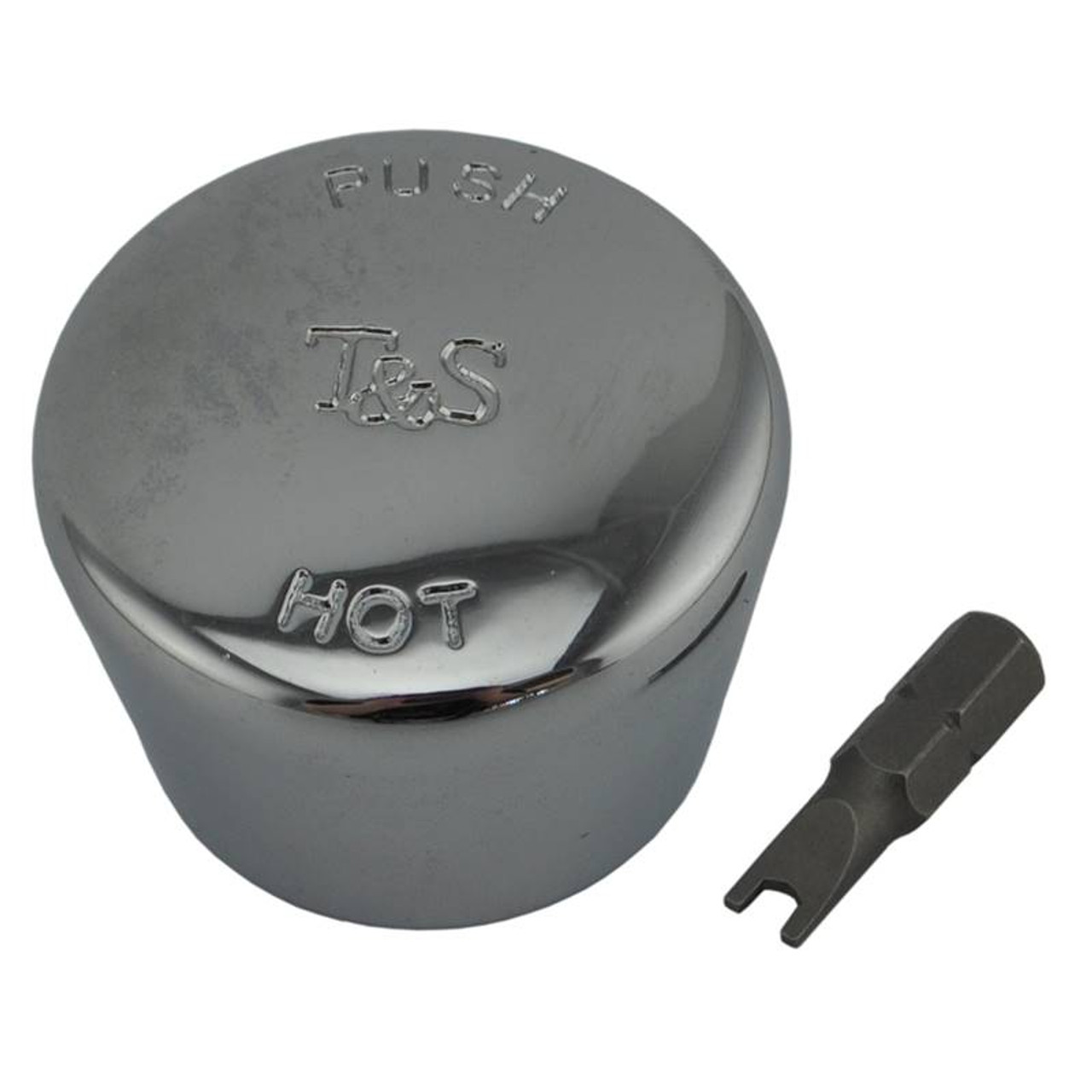 T&S Brass - 014194-40 - HOT PUSH CAP ASM