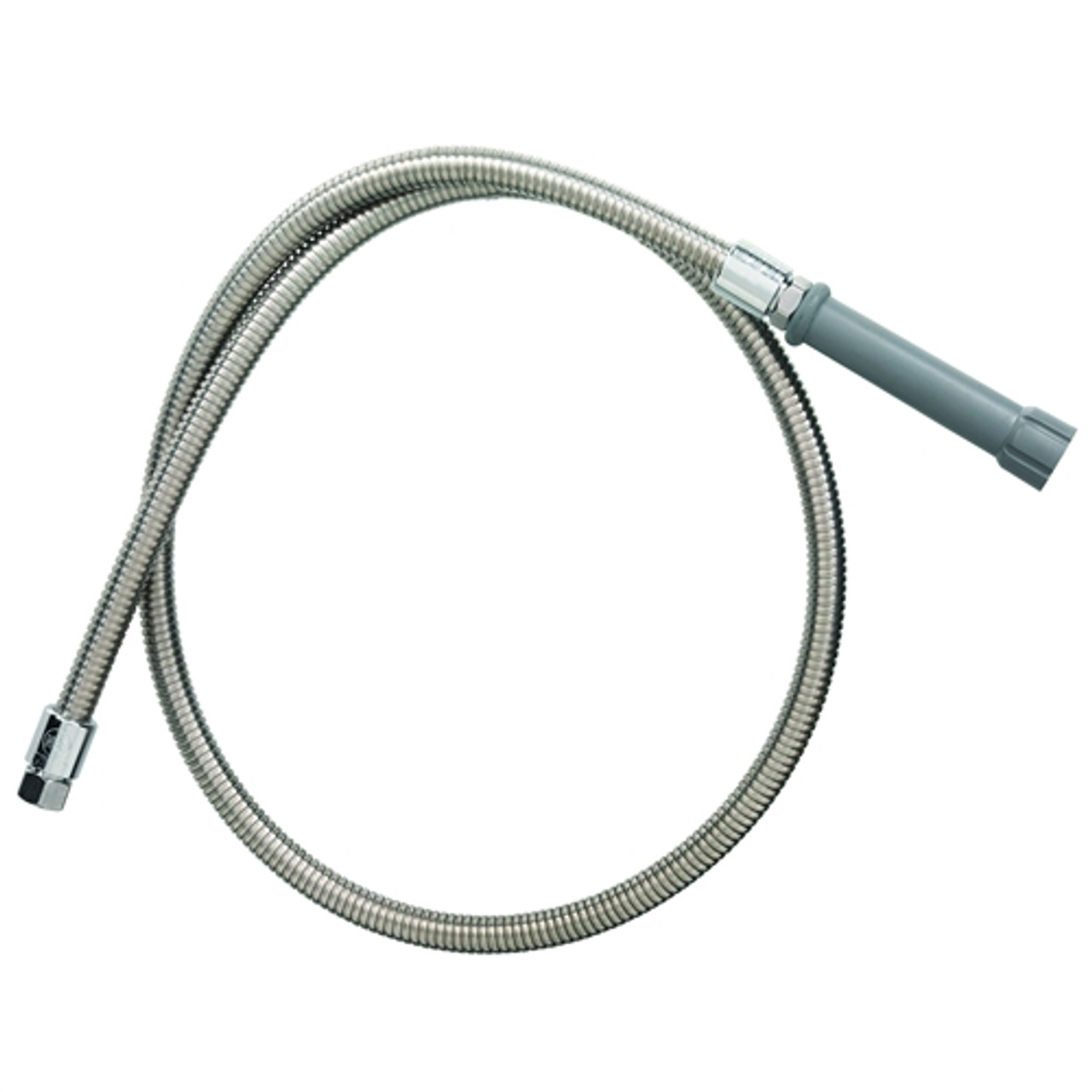 T&S Brass - Hose, 44-inch Flexible Stainless Steel with Euro Nut
