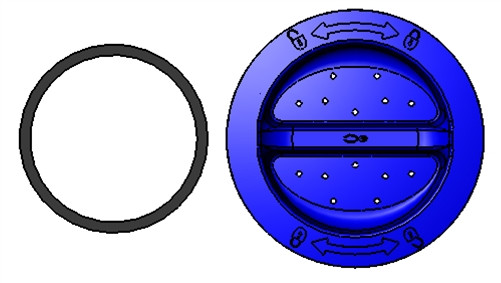 T&S Brass - 108HSF-RK - B-0108 HIGH FLOW SPRAY FACE REPAIR KIT
