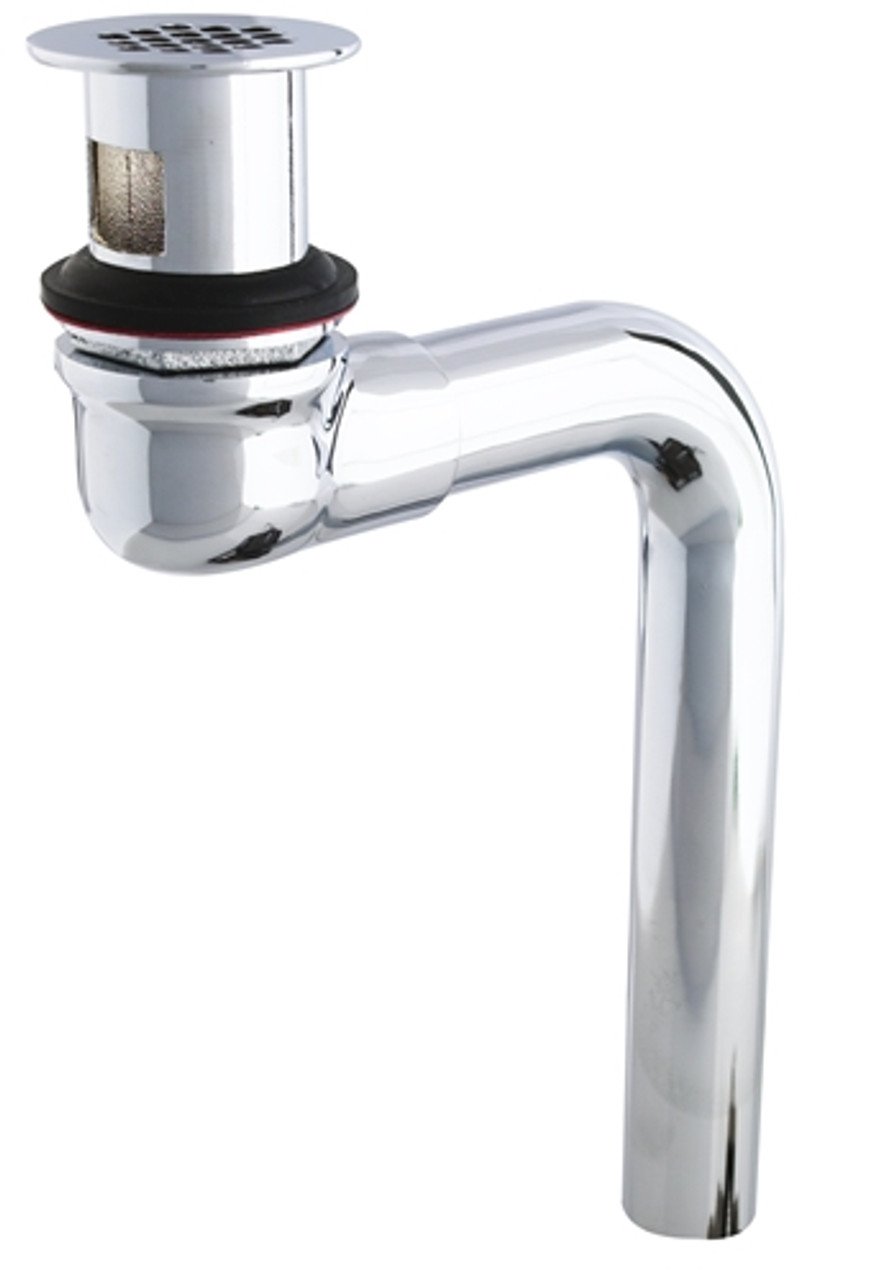 T&S Brass - B-0898-OF - Grid Drain, Offset, ADA Compliant, Polished Chrome Plated Bronze Body