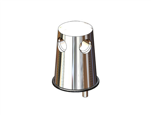 T&S Brass - BL-4102-0 - VR Turret with Two 90 Degree Side Outlets