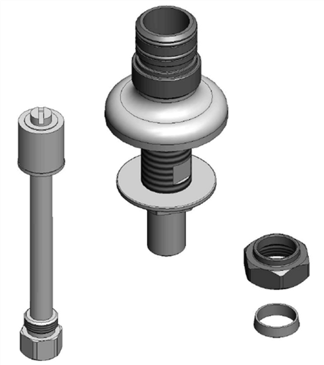 T&S Brass 017208-40 - Cws Easyinstall Diverter Repair Kit