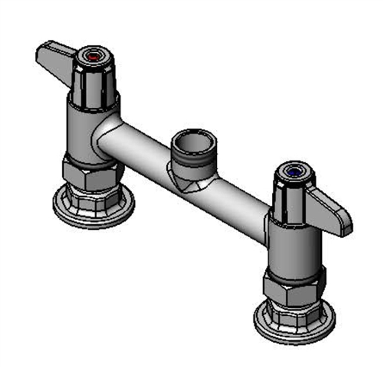 T&S Brass 5F-7DLX00 - Equip Swivel Base Fct.Less Nozzle,180Mm C/C