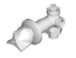 Chicago Faucets 1769-COLDABCP - Cold Water Concealed Angle Bypass Valve