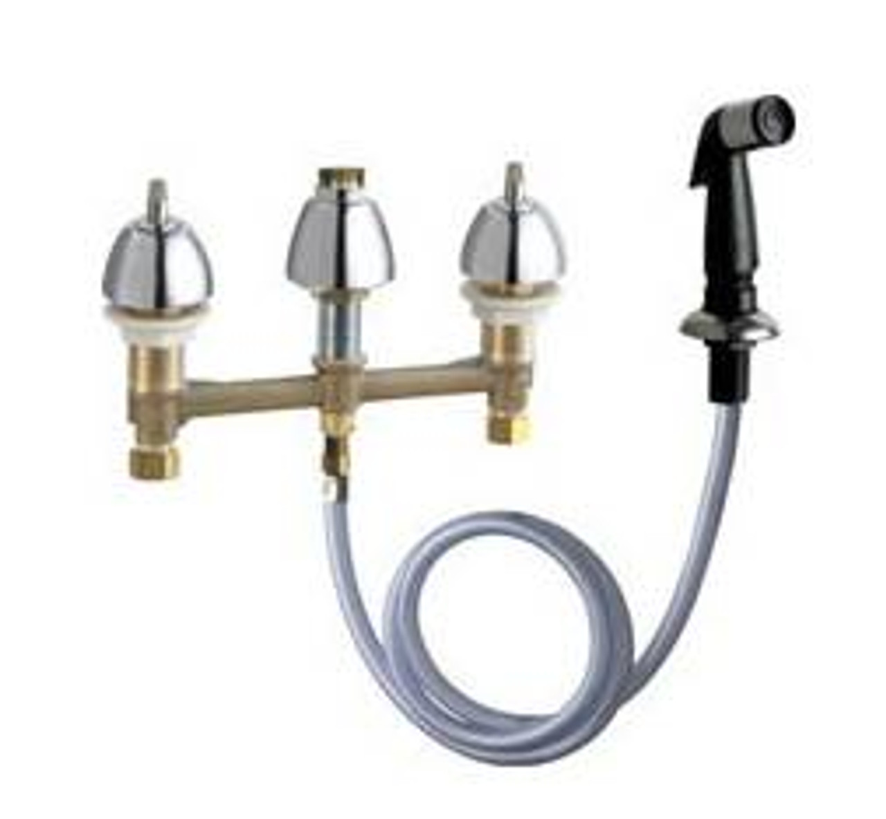 Chicago Faucets 200-ALESHXKAB - KITCHEN SINK FAUCET W/SPRAY