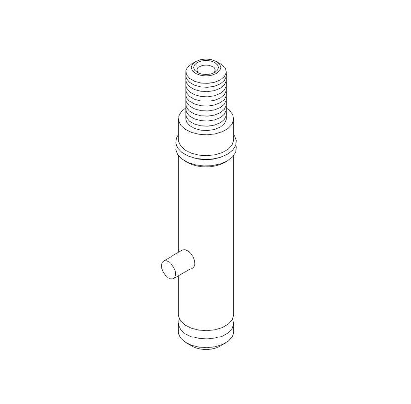 CENTRAL BRASS SU-756-CB Bath Drain-Post With Pin For Centralift Lift & Turn