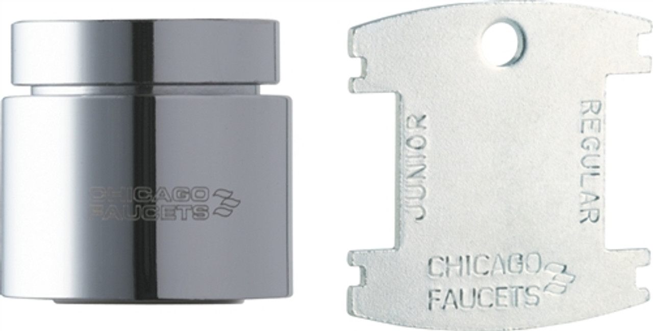 Chicago Faucets E2805-5JKABCP - 0.5 GPM (1.9 L/min) Vandal Proof Non-Aerating Spray Outlet