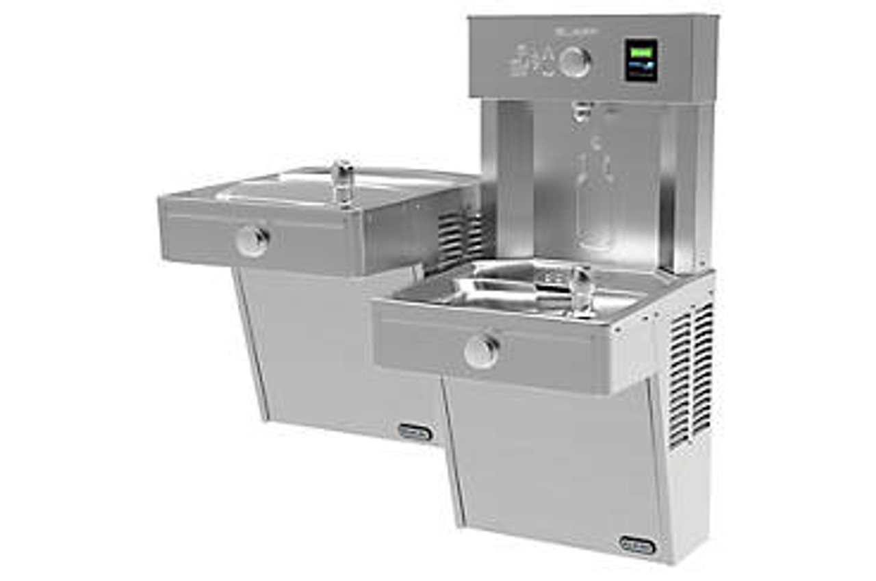 Elkay VRCTL8WSK - Vandal-Resistant EZH2O® Bottle Filling Station with Bi-Level Vandal-Resistant Cooler
