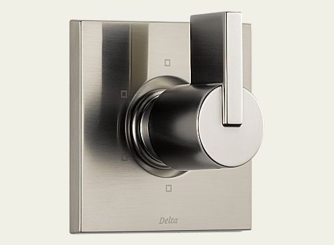 Delta T11953-SS Vero: 6-Setting 3-Port Diverter Trim, Stainless