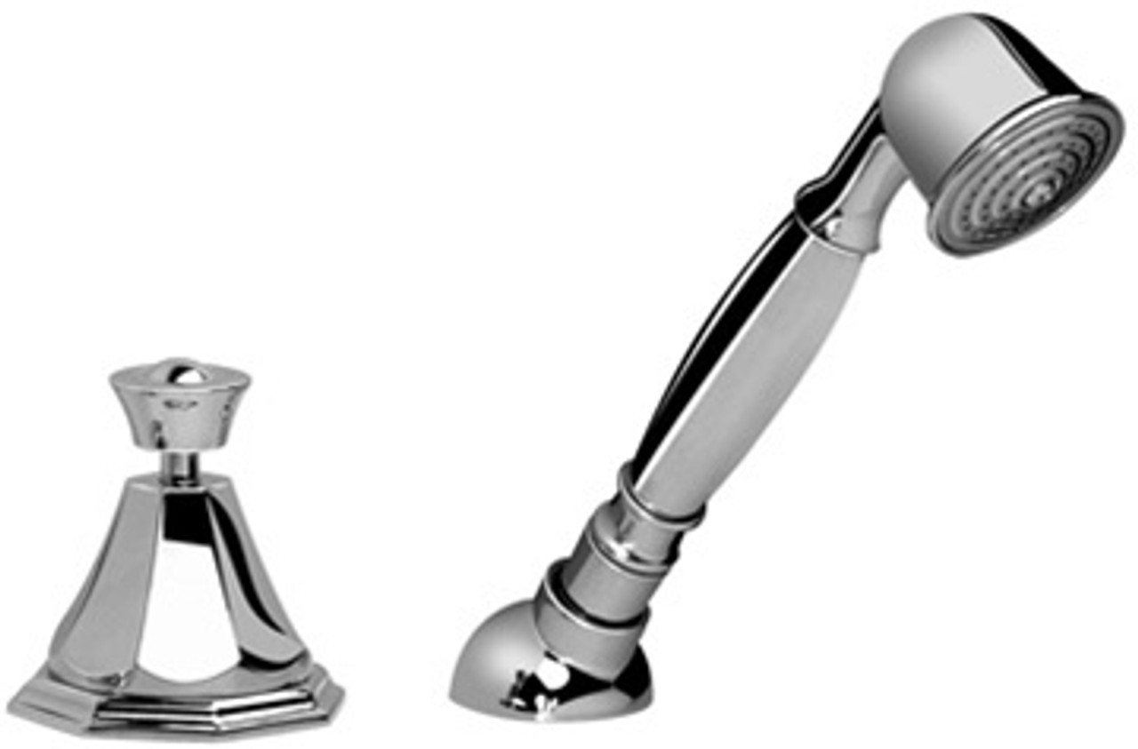 Graff - G-1955-SN - Topaz Deck-Mounted Handshower & Diverter Set Graff - G-1955-SN - Topaz Deck-Mounted Handshower & Diverter Set