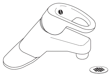 Gerber - S/H LAVATORY FAUCET 3 HOLE GRID DRN 16-inch SUPPLIES