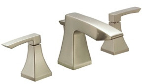 Gerber 43-281-BN Logan Square? Two Handle Widespread Lavatory Faucet, Brushed Nickel Finish