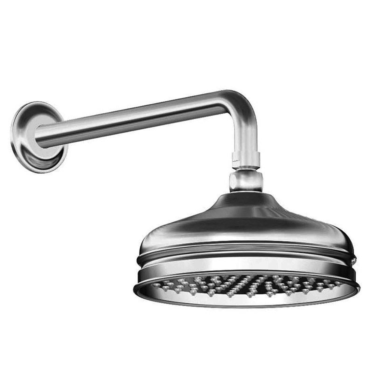 Graff G-8381-PN Traditional Showerhead with Arm, Polished Nickel Graff G-8381-PN Traditional Showerhead with Arm, Polished Nickel