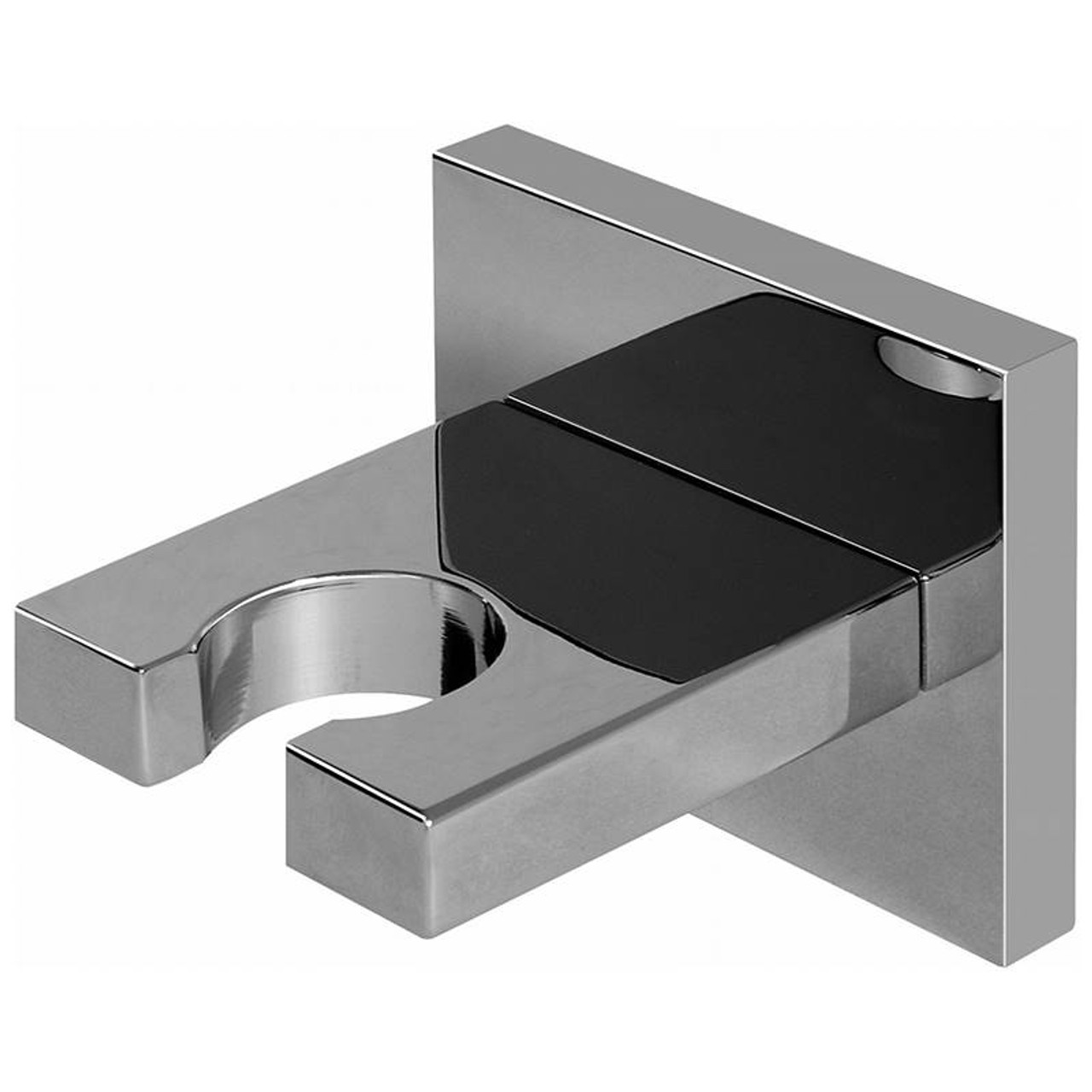 Graff G-8632-PN Contemporary Square Wall Bracket for Handshower, Polished Nickel
